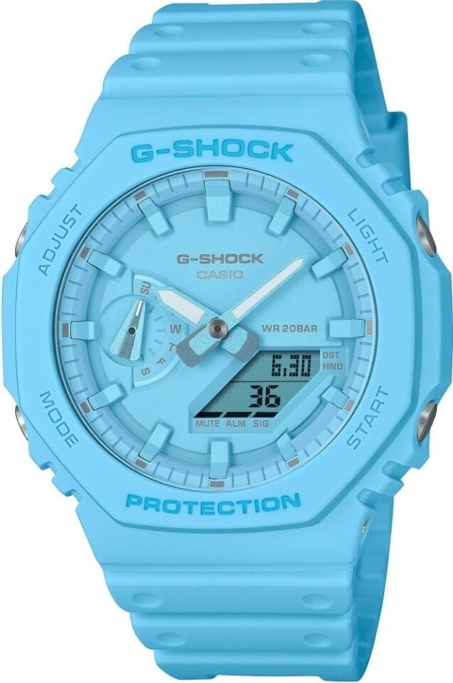 CASIO GA-2100-2A2DR Analog & Dijital UNİSEX KOL SAATİ