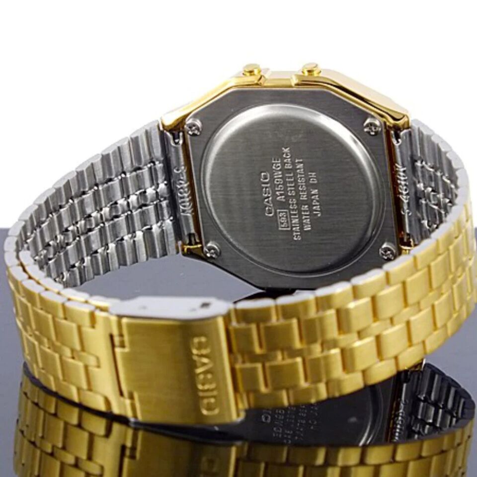 CASIO A159WGEA-1DF Analog & Dijital KADIN / KIZ KOL SAATİ