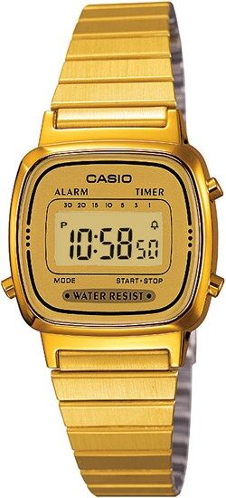 CASIO LA670WGA-9DF Analog & Dijital KADIN / KIZ KOL SAATİ