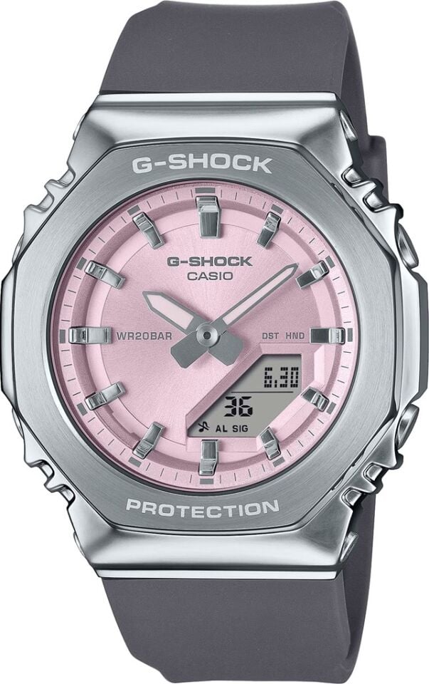 CASIO GM-S2110-4ADR Analog & Dijital KADIN / KIZ KOL SAATİ