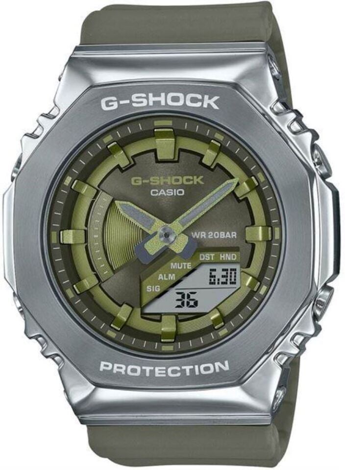 CASIO GM-S2100-3ADR Analog & Dijital KADIN / KIZ KOL SAATİ