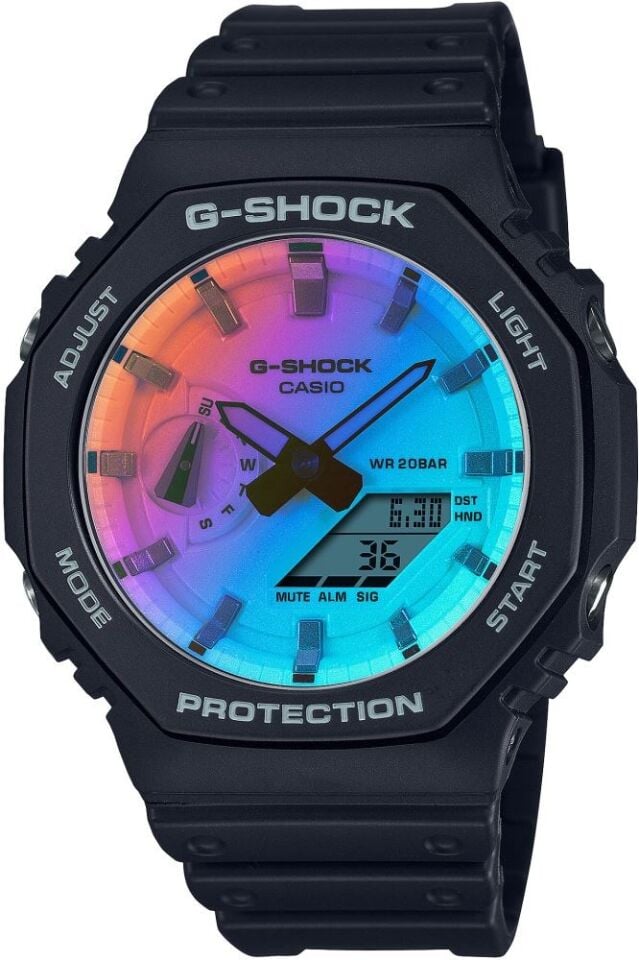 CASIO GA-2100SR-1ADR Analog & Dijital ERKEK KOL SAATİ
