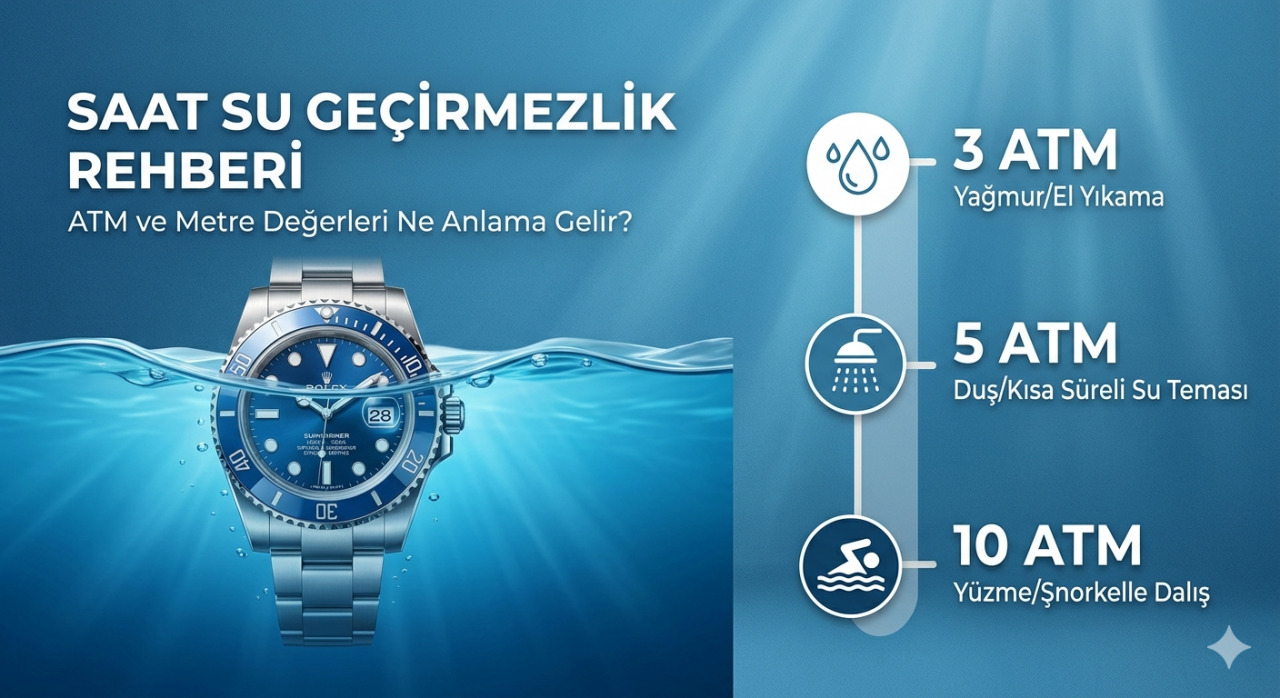 Saat Su Geçirmezlik Rehberi: ATM Değerleri Ne Anlama Gelir?