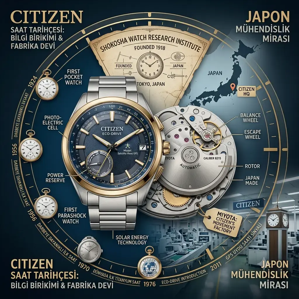 Citizen Saat Tarihçesi: Miyota Mekanizmasının Sahibi Dev Japon Fabrikası