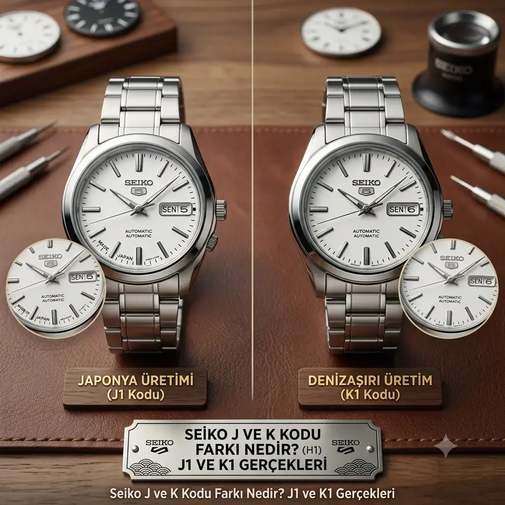 Seiko J ve K Kodu Farkı Nedir ? J1 ve K1 Gerçekleri