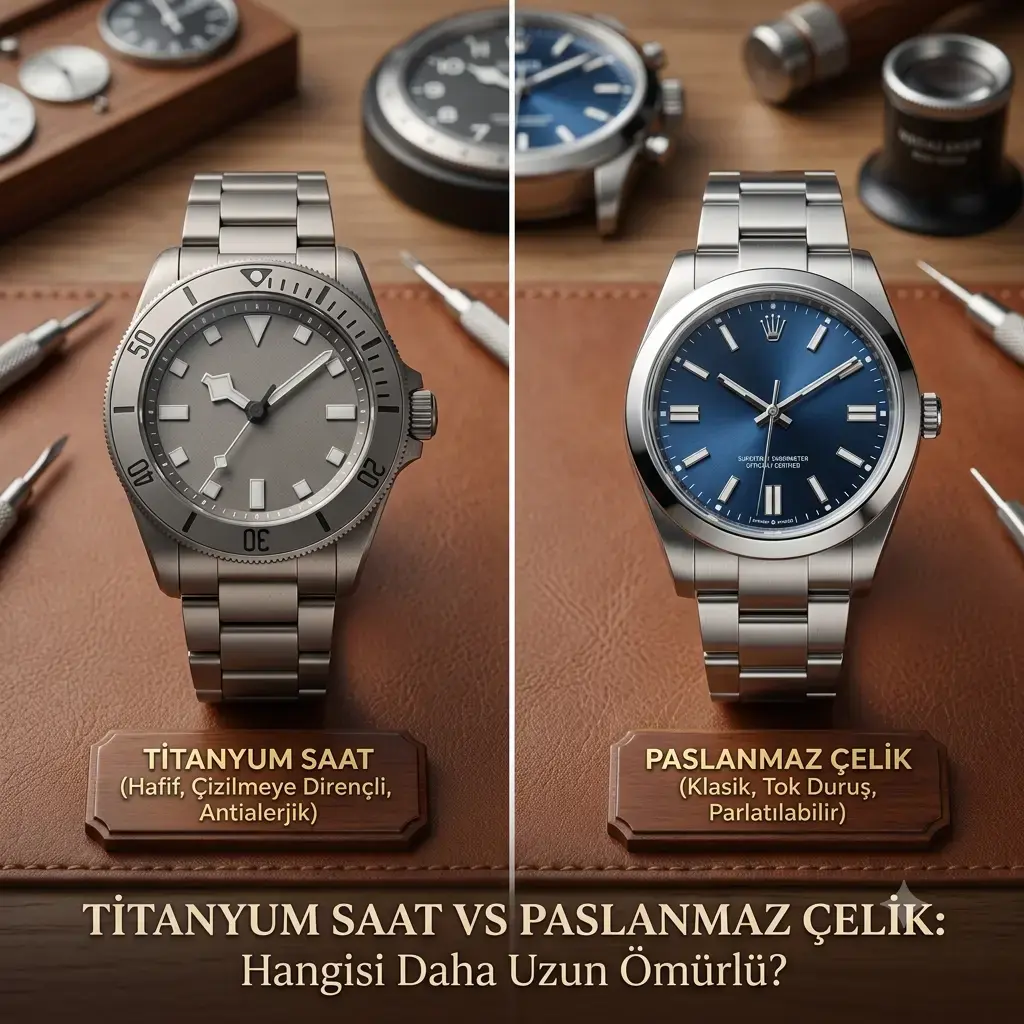 Titanyum Saat vs Paslanmaz Çelik: Hangisi Daha Uzun Ömürlü?