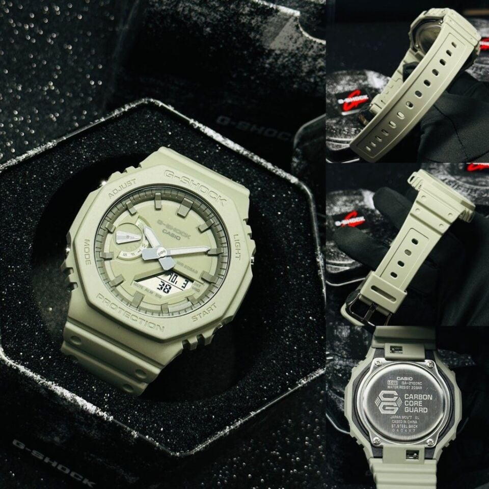 CASIO GA-2100NC-3ADR Pilli (Quartz) Erkek Kol Saati