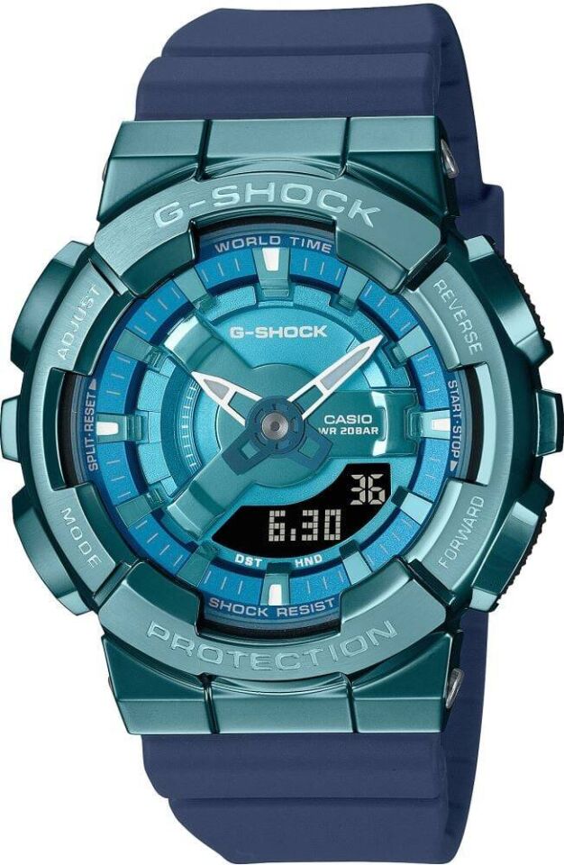 CASIO GM-S110LB-2ADR Analog & Dijital KADIN / KIZ KOL SAATİ