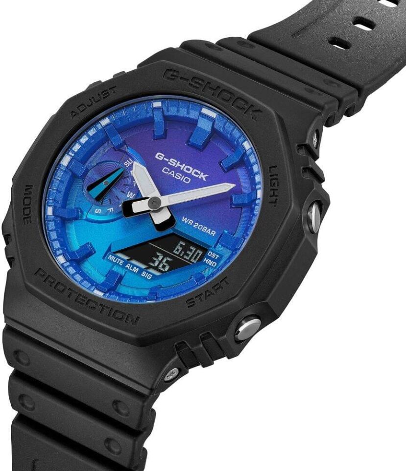 CASIO GA-2100FL-1ADR Analog & Dijital ERKEK KOL SAATİ