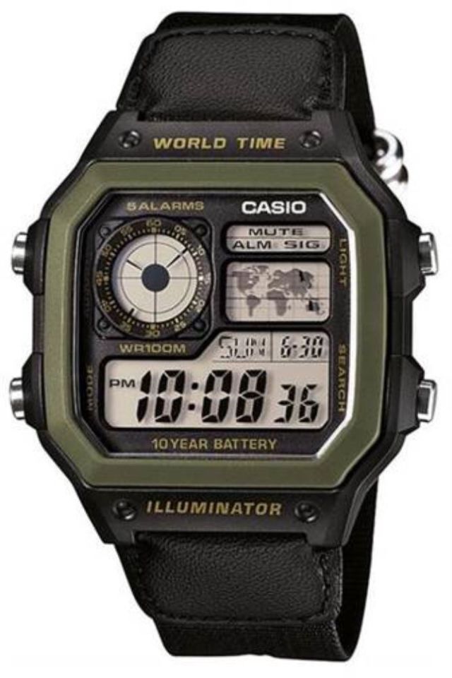 CASIO AE-1200WHB-1BVDF Quartz ERKEK KOL SAATİ