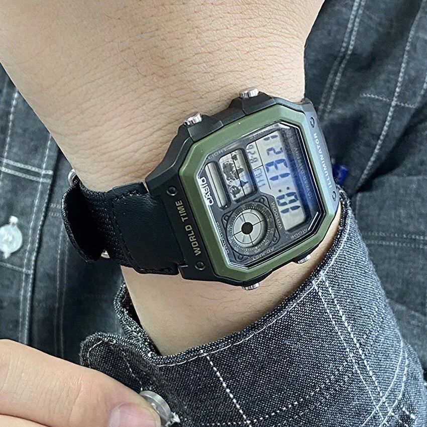 CASIO AE-1200WHB-1BVDF Quartz ERKEK KOL SAATİ