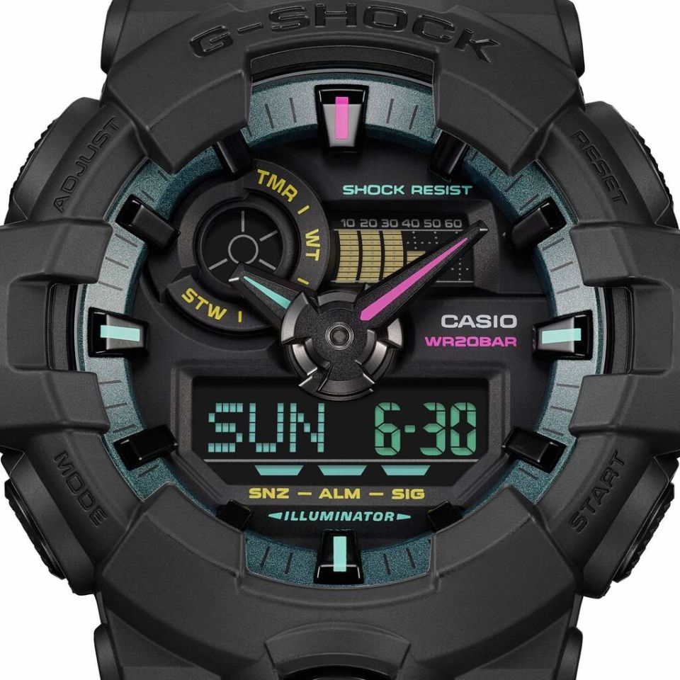 CASIO GA-700MF-1ADR Analog & Dijital ERKEK KOL SAATİ