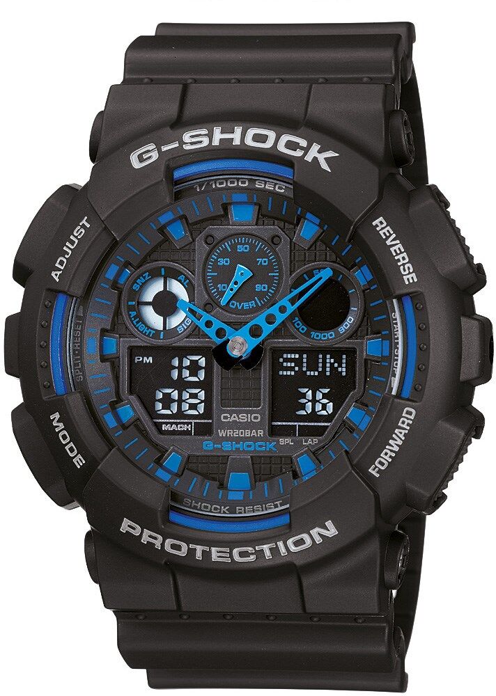 CASIO GA-100-1A2DR Analog & Dijital ERKEK KOL SAATİ