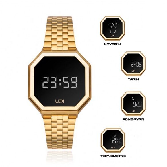 UpwatchEDGE MINI SHINY GOLD+Kadın Digital Kol Saati