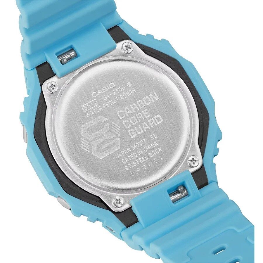 CASIO GA-2100-2A2DR Analog & Dijital UNİSEX KOL SAATİ