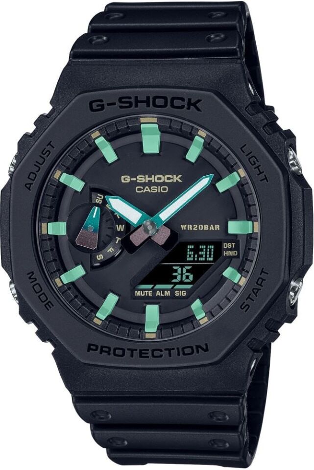 CASIO GA-2100RC-1ADR Analog & Dijital ERKEK KOL SAATİ