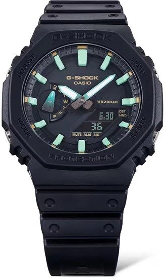 CASIO GA-2100RC-1ADR Analog & Dijital ERKEK KOL SAATİ