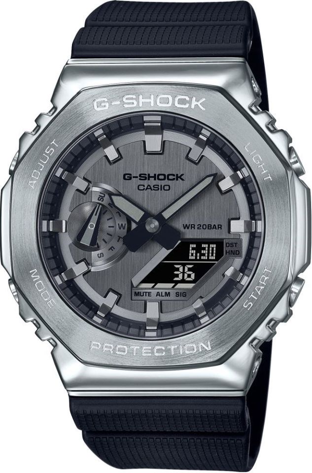 CASIO GM-2100-1ADR Analog & Dijital ERKEK KOL SAATİ