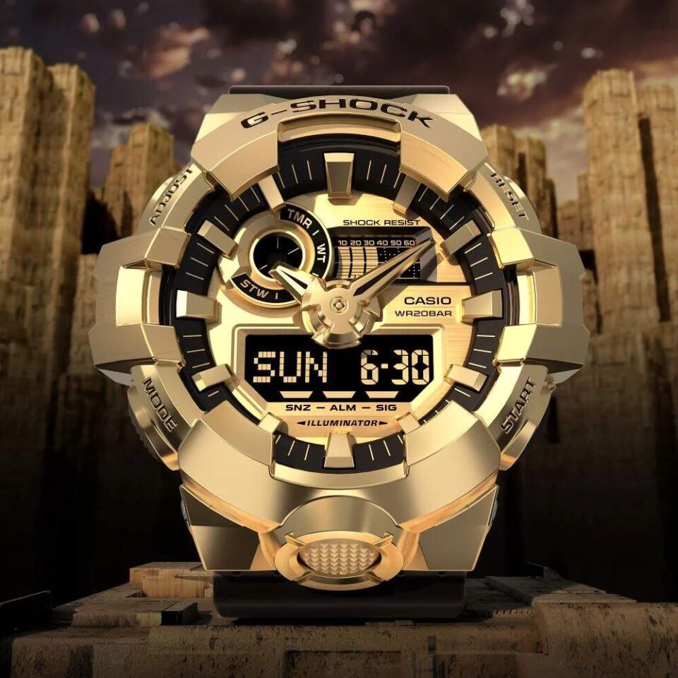 CASIO GM-700G-9ADR Analog & Dijital ERKEK KOL SAATİ