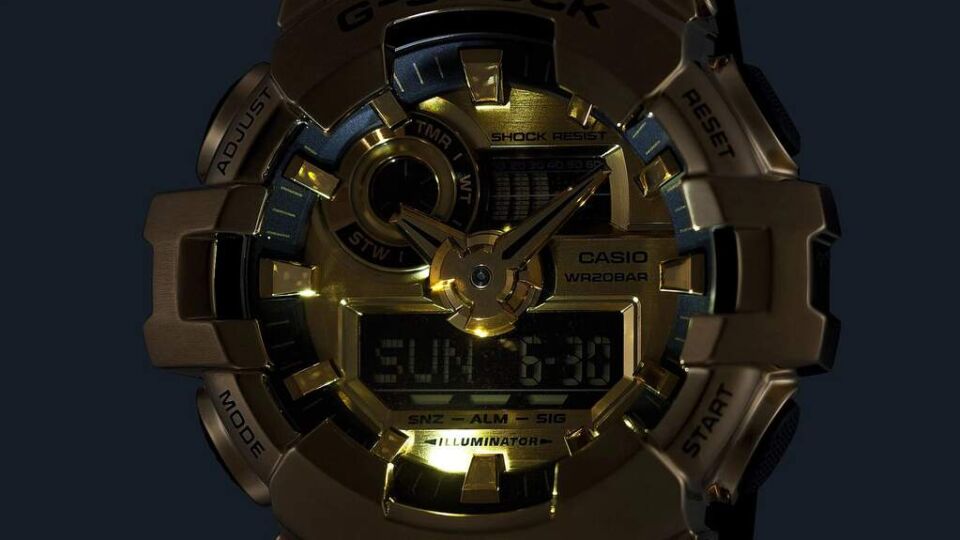 CASIO GM-700G-9ADR Dijital/Analog Erkek Kol Saati