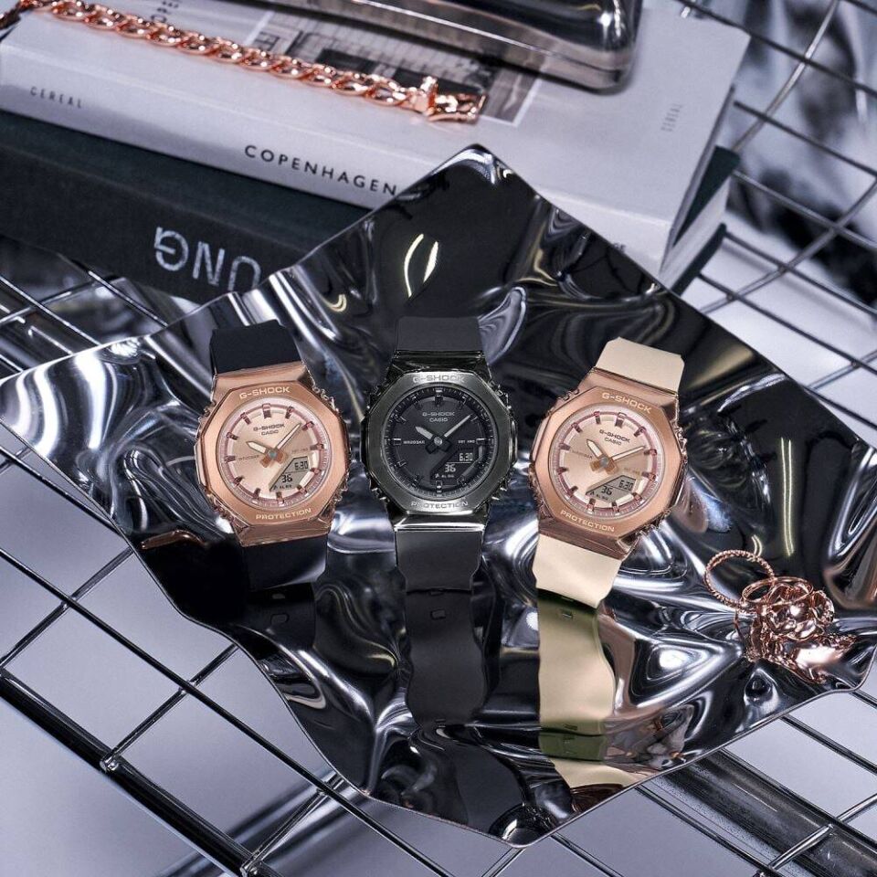 CASIO GM-S2110B-8ADR Analog & Dijital ERKEK KOL SAATİ