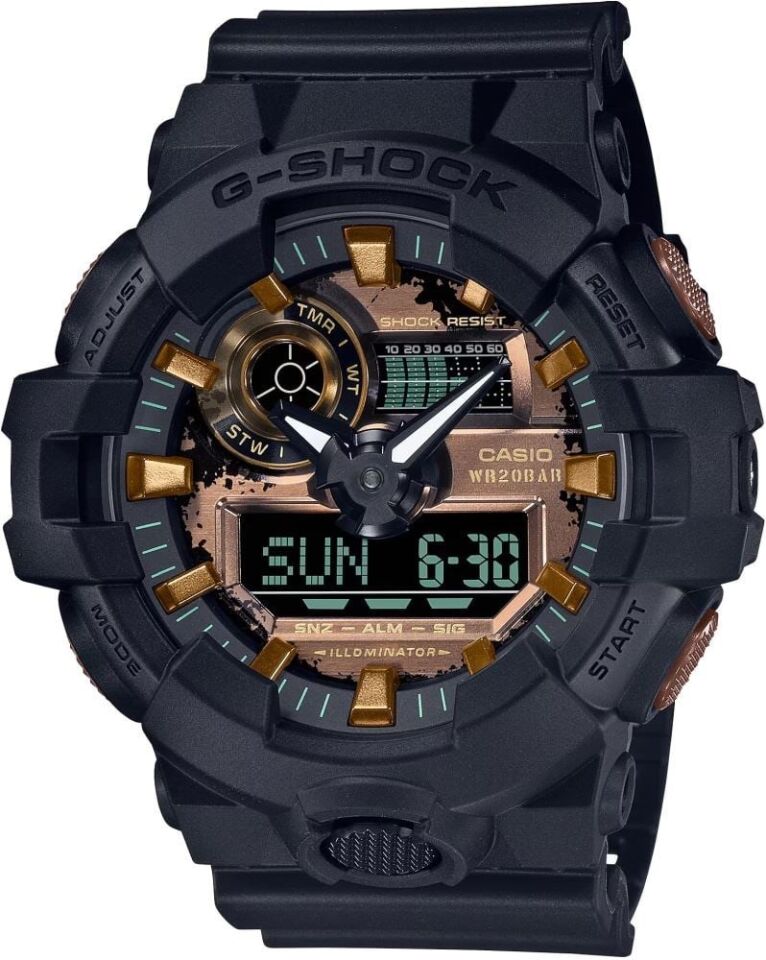 CASIO GA-700RC-1ADR Pilli (Quartz) Erkek Kol Saati