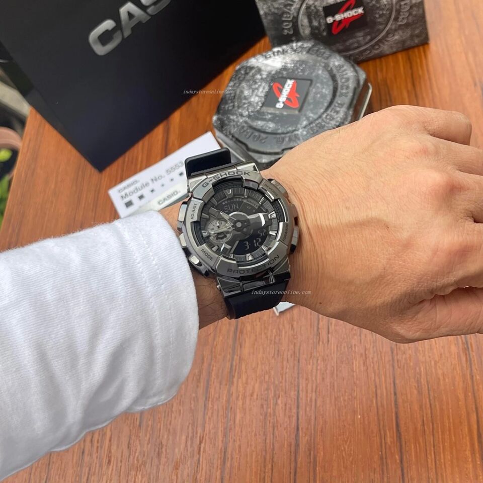 CASIO GM-110BB-1ADR Analog & Dijital ERKEK KOL SAATİ