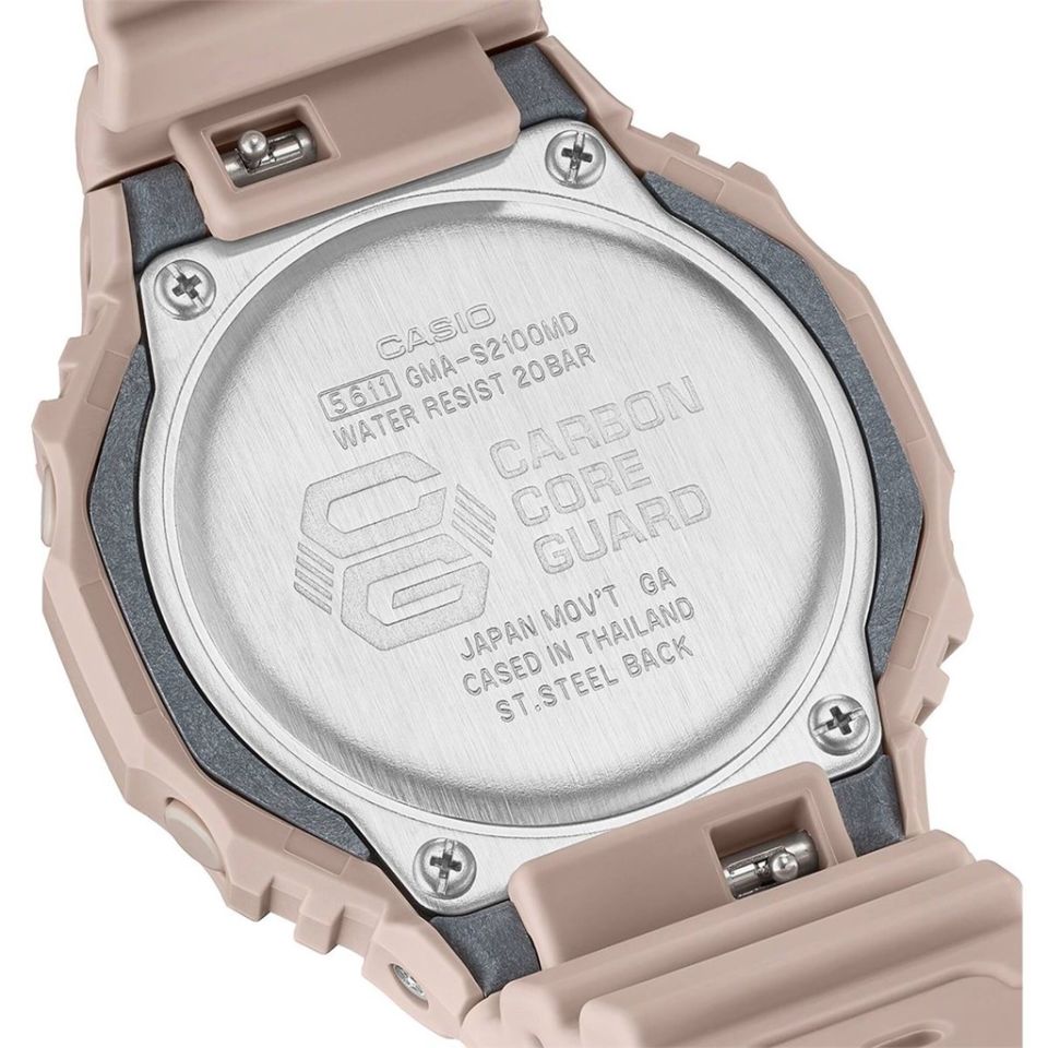 CASIO GMA-S2100MD-4ADR Analog & Dijital KADIN / KIZ KOL SAATİ
