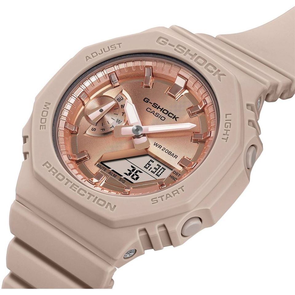 CASIO GMA-S2100MD-4ADR Analog & Dijital KADIN / KIZ KOL SAATİ
