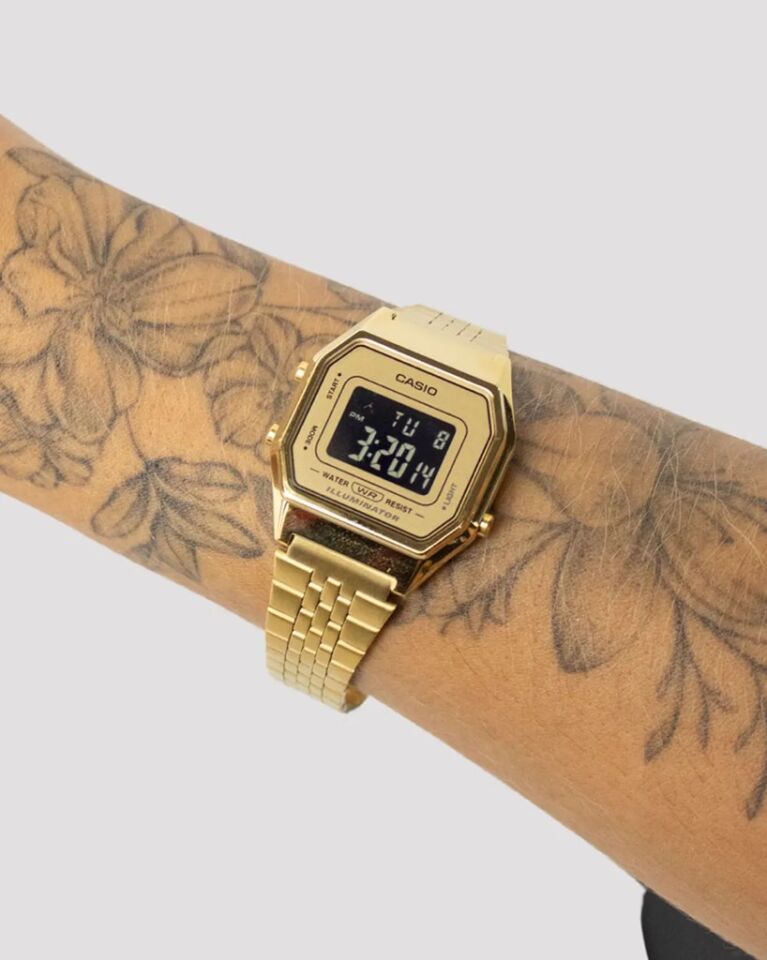 CASIO LA680WGA-9BDF Analog & Dijital KADIN / KIZ KOL SAATİ