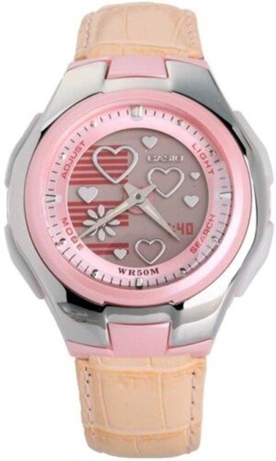 CASIO LCF-10L-4AVDR Analog & Dijital KADIN / KIZ KOL SAATİ
