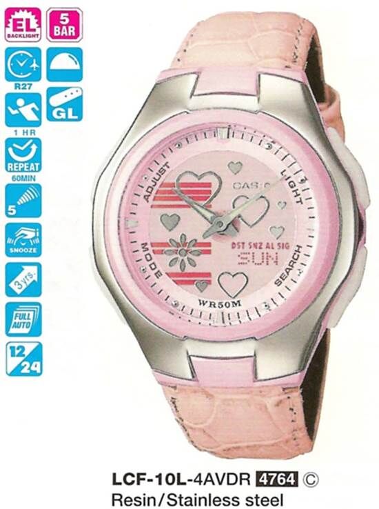 CASIO LCF-10L-4AVDR Kol Saati