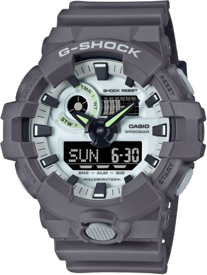 CASIO GA-700HD-8ADR Analog & Dijital ERKEK KOL SAATİ