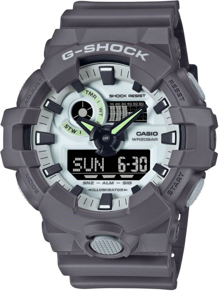 CASIO GA-700HD-8ADR Analog & Dijital ERKEK KOL SAATİ