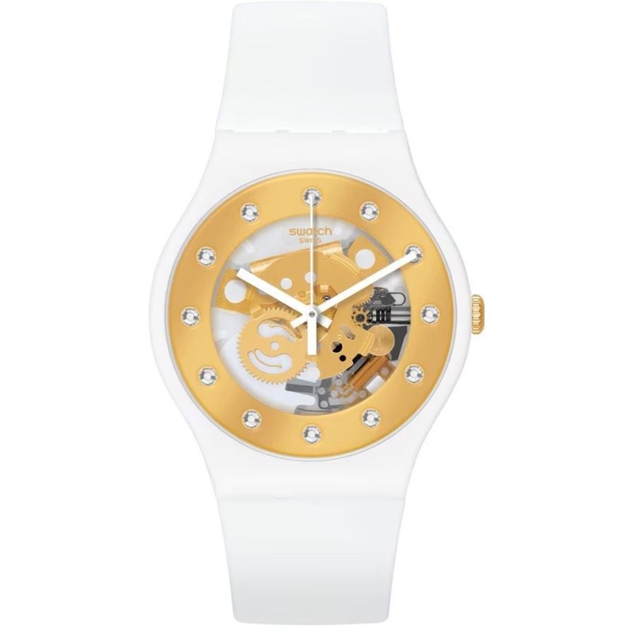 SWATCH SO29W105-S14 Quartz UNİSEX KOL SAATİ