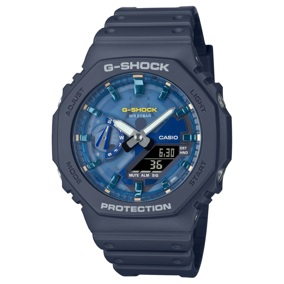 CASIO GA-2100AS-2ADR Analog & Dijital ERKEK KOL SAATİ