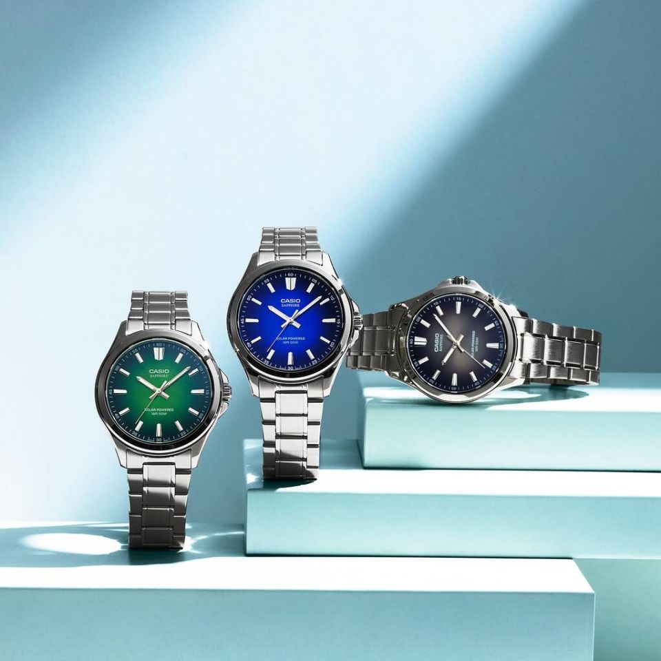 CASIO MTS-RS100D-3AVDF Solar ERKEK KOL SAATİ