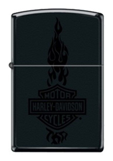 Zippo218 HARLEY DAVIDSON BLACKKol Saati