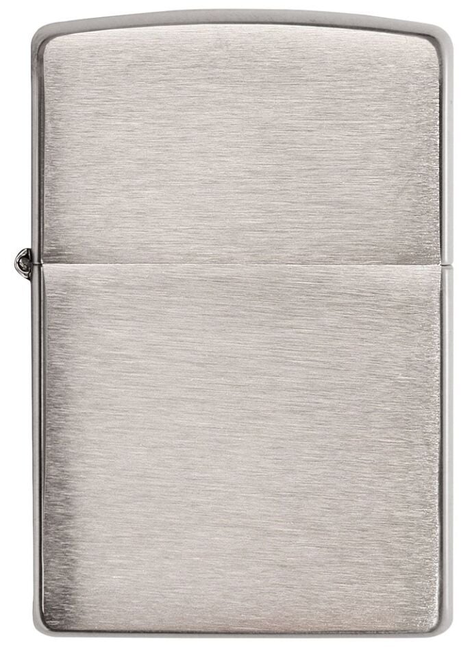 Zippo200 REG BRUSH FIN CHROMEKol Saati