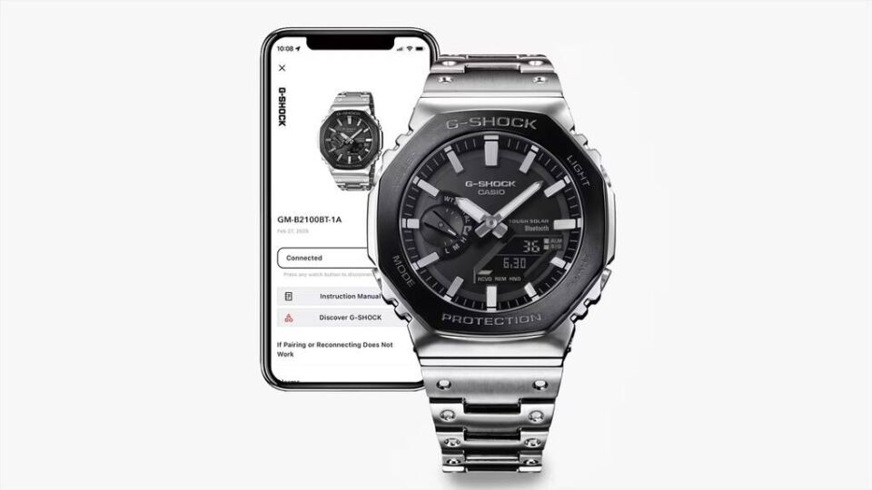 CASIO GM-B2100BT-1ADR Pilli (Quartz) Erkek Kol Saati