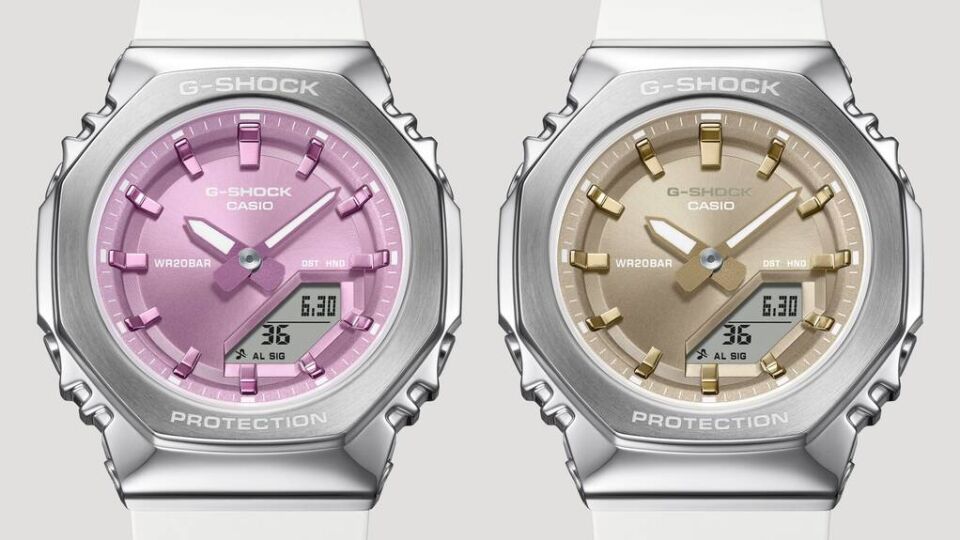 CASIO GM-S2110-7A6DR Analog & Dijital KADIN / KIZ KOL SAATİ