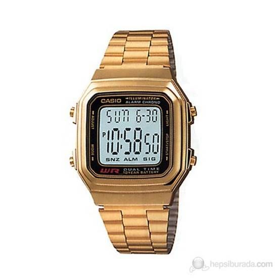 CASIO A178WGA-1ADF Quartz UNİSEX KOL SAATİ