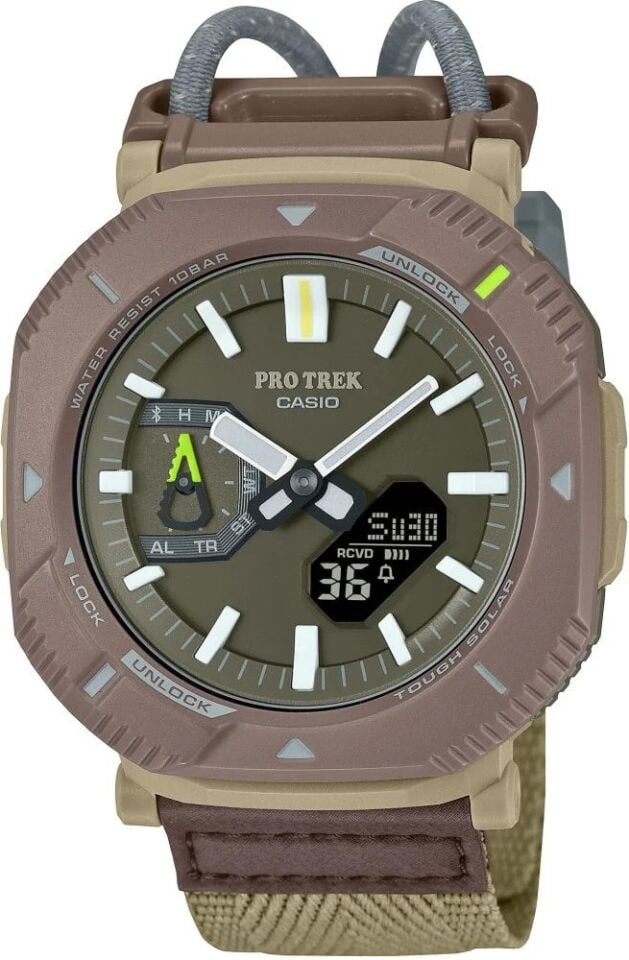 CASIO PRJ-B001B-5DR Dijital/Analog Erkek Kol Saati