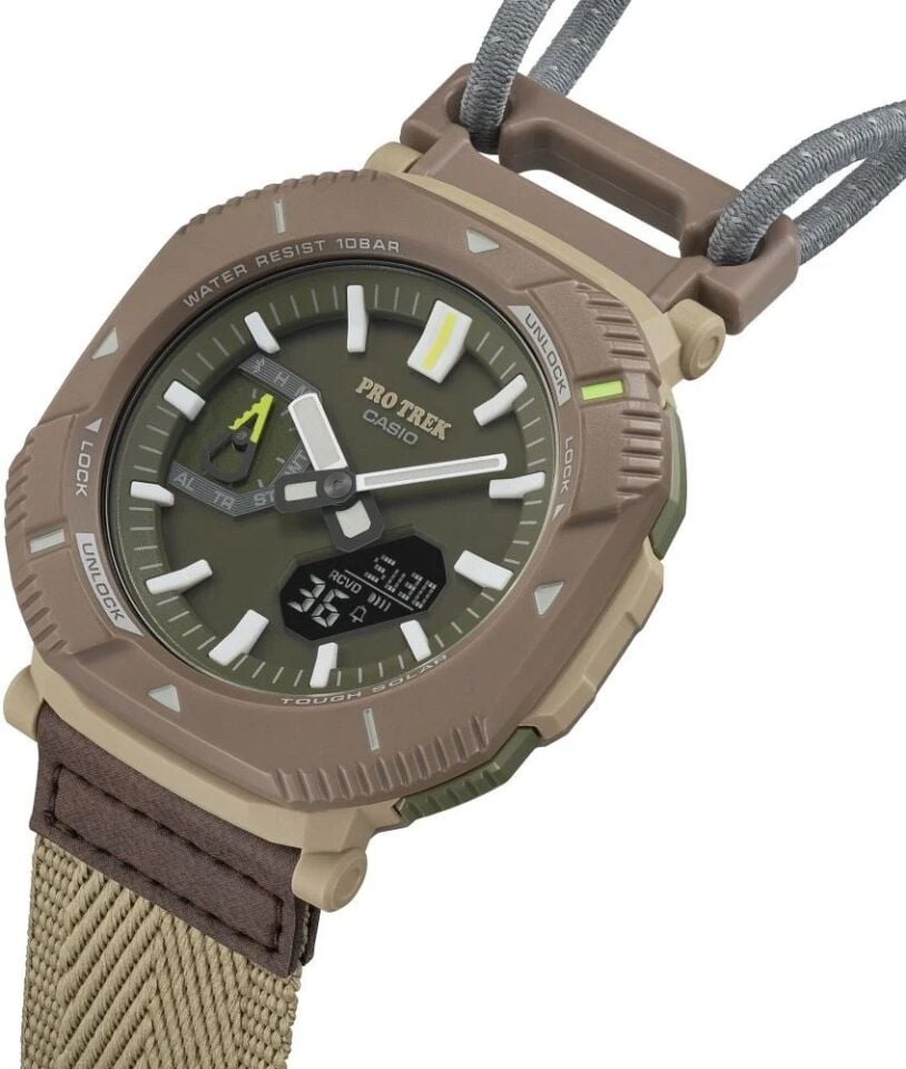 CASIO PRJ-B001B-5DR Dijital/Analog Erkek Kol Saati