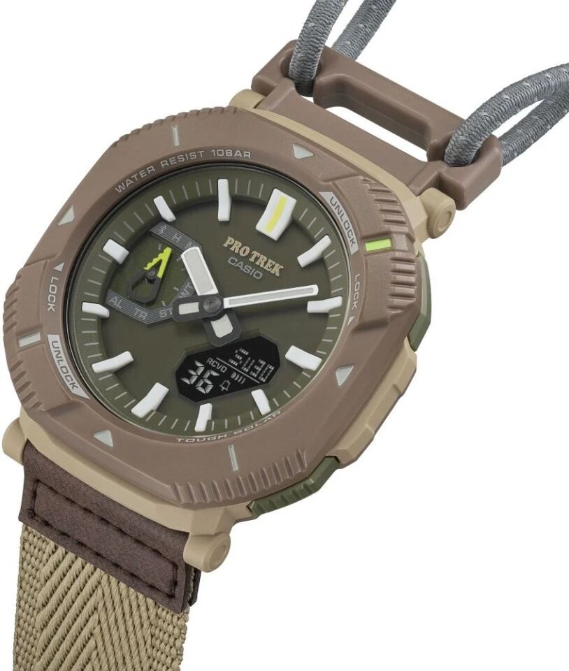 CASIO PRJ-B001B-5DR Analog & Dijital ERKEK KOL SAATİ
