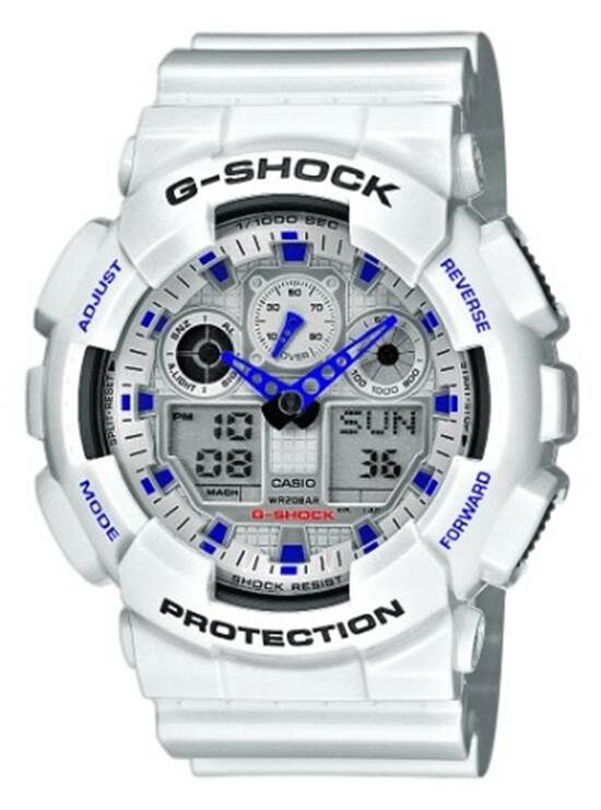 CASIO GA-100A-7ADR Pilli (Quartz) Erkek Kol Saati
