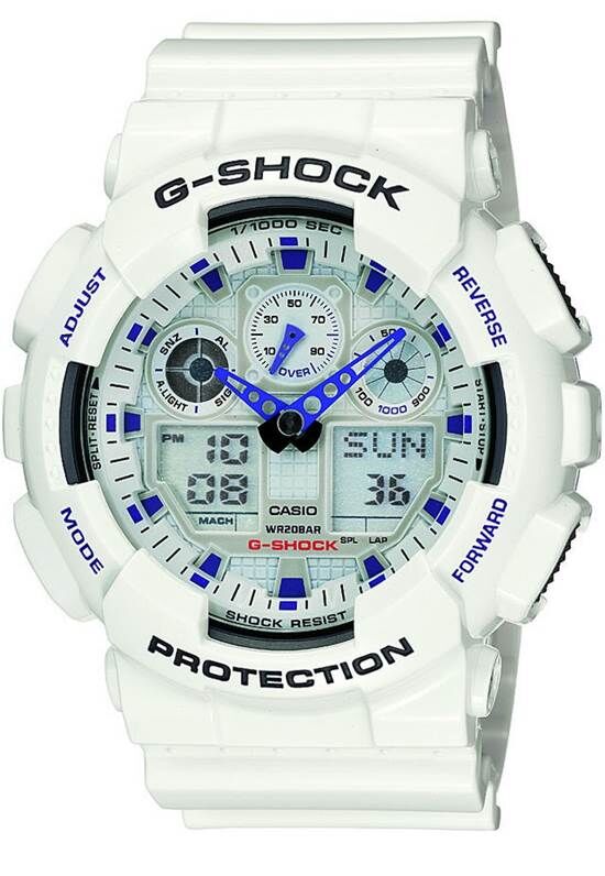 CASIO GA-100A-7ADR Pilli (Quartz) Erkek Kol Saati