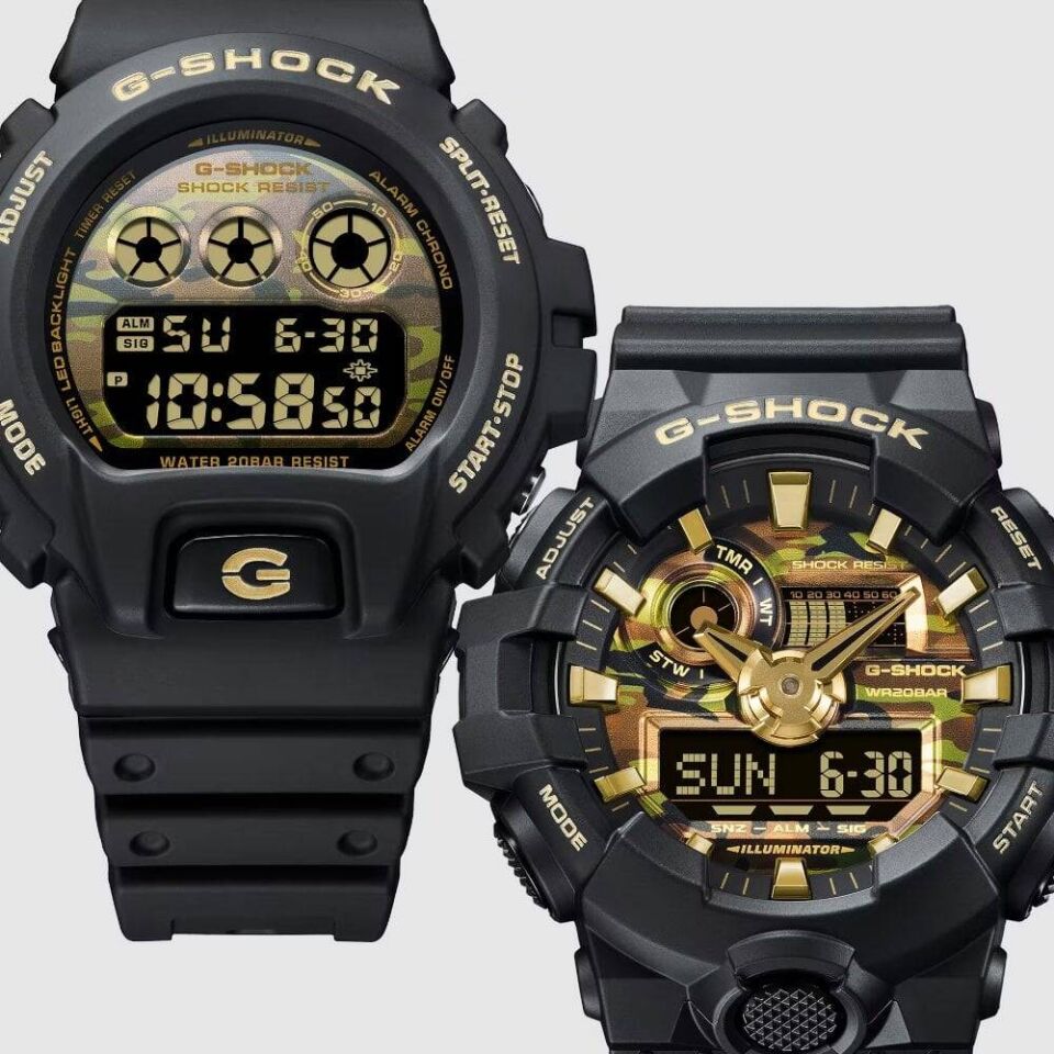 CASIO DW-6900CF-1DR Dijital/Analog Erkek Kol Saati
