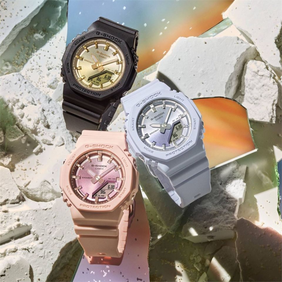 CASIO GMA-P2100SG-4ADR Analog & Dijital KADIN / KIZ KOL SAATİ