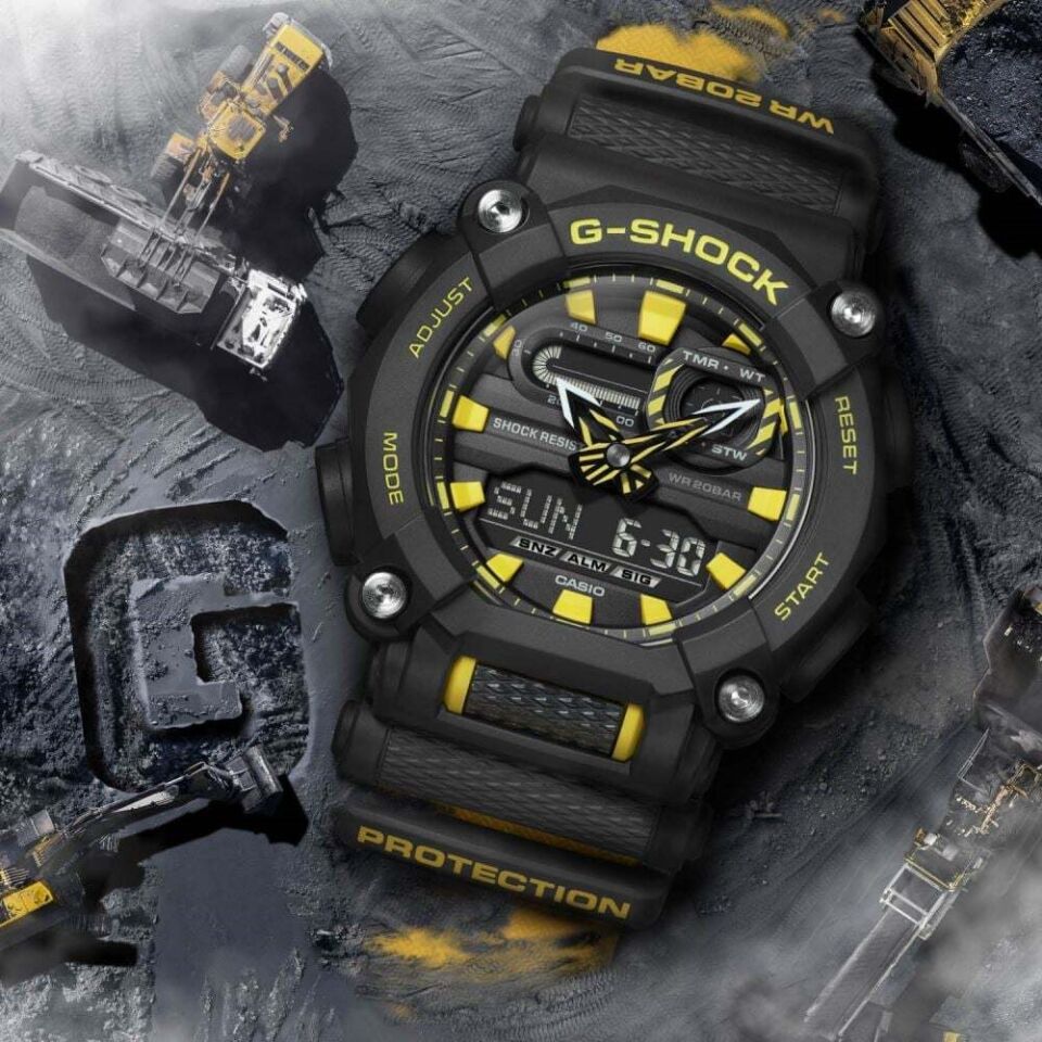 CASIO GA-900A-1A9DR Analog & Dijital ERKEK KOL SAATİ